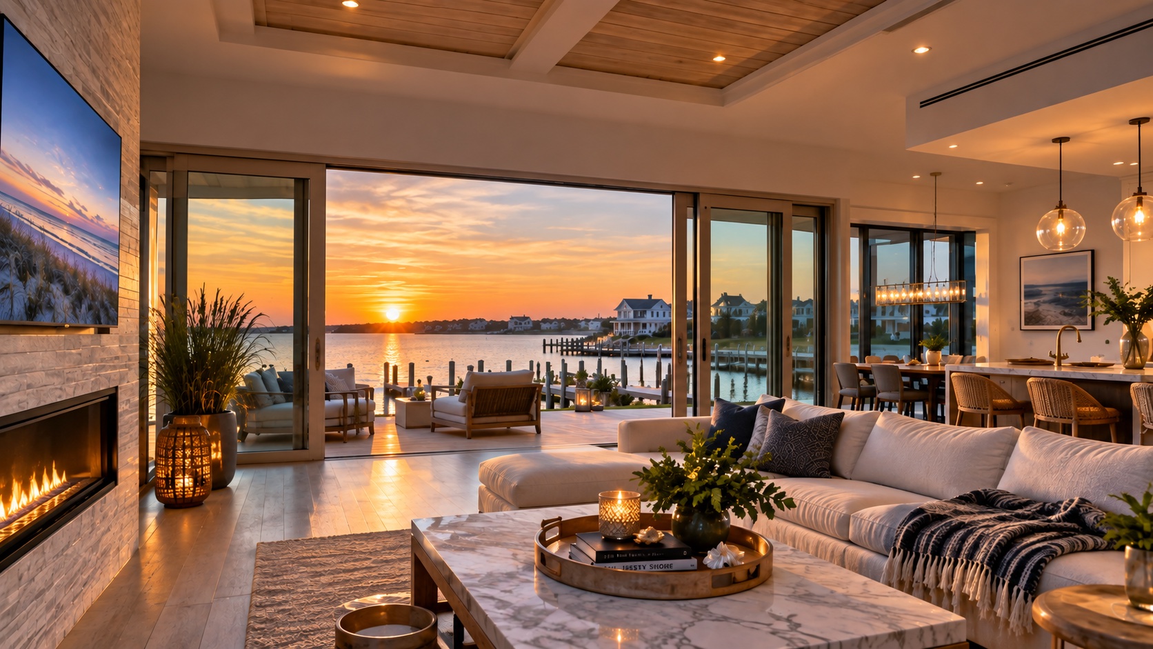 Modern coastal home designed for connected living